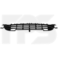 Решітка бампера середня нижня Peugeot 207 09-12 (чорна) (FPS)