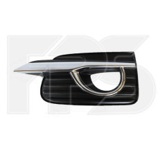 Решітка бампера ліва Infiniti Q50 13-16 (з хром. молдингом) (FPS)