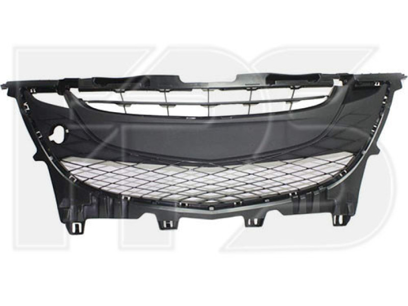 Решітка бампера середня зовнішня Mazda 5 10-18 (чорна) (FPS)