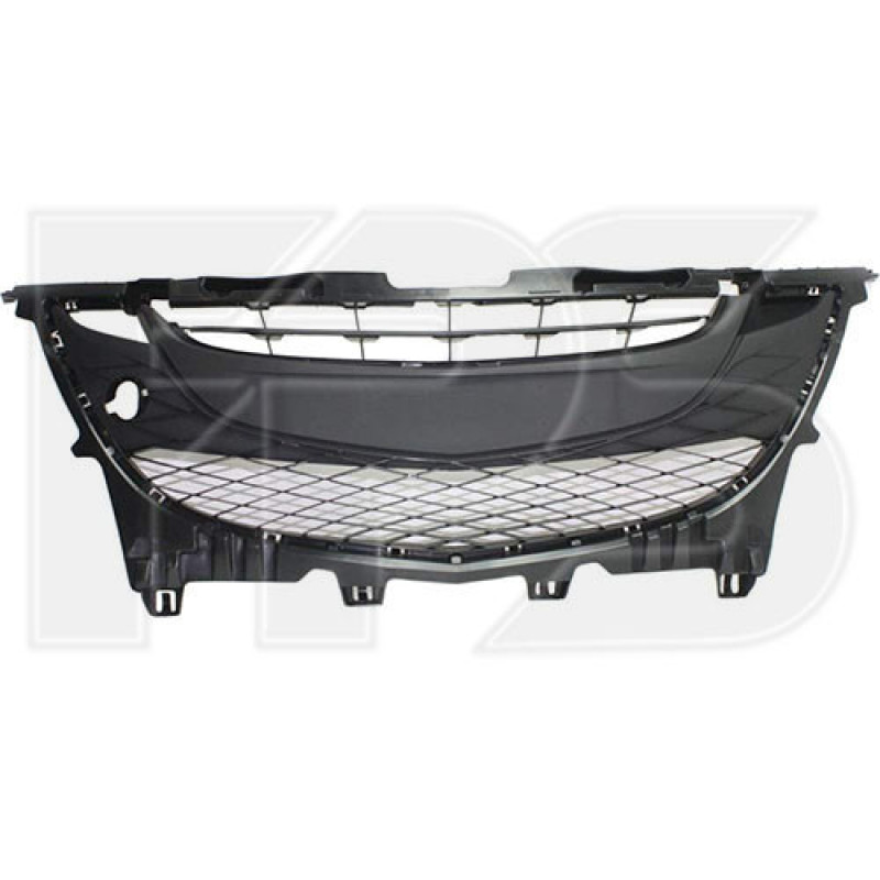Решітка бампера середня зовнішня Mazda 5 10-18 (чорна) (FPS)