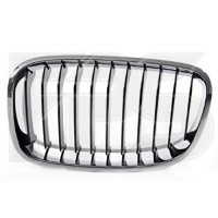 Решітка радіатора права BMW 1 F20 11-15 (хром/чорна, 11 ребер) (FPS)