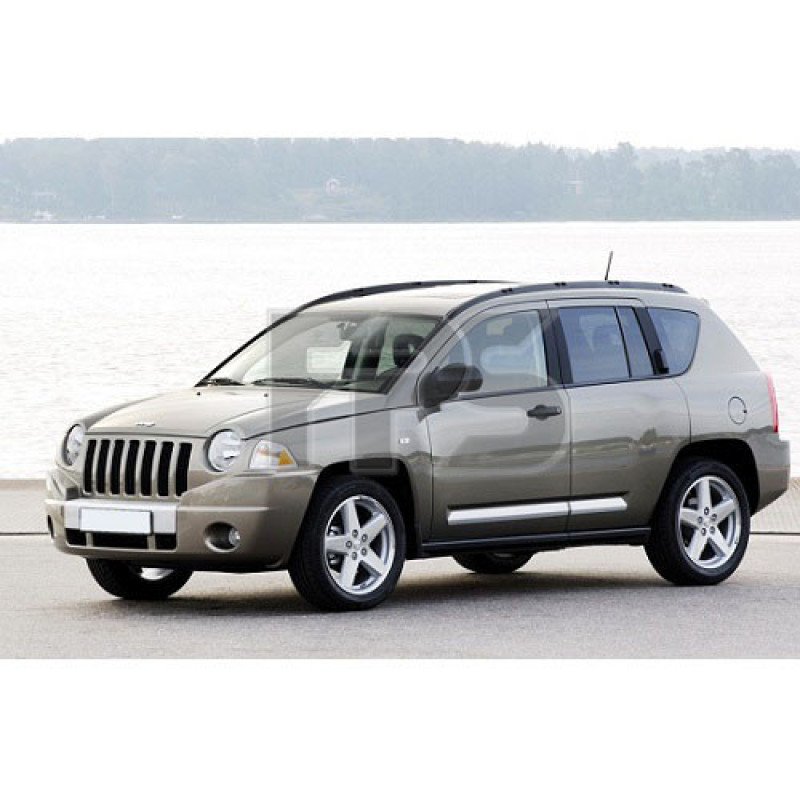 Дверне скло заднє ліве Jeep Compass 07-16 (PGW)
