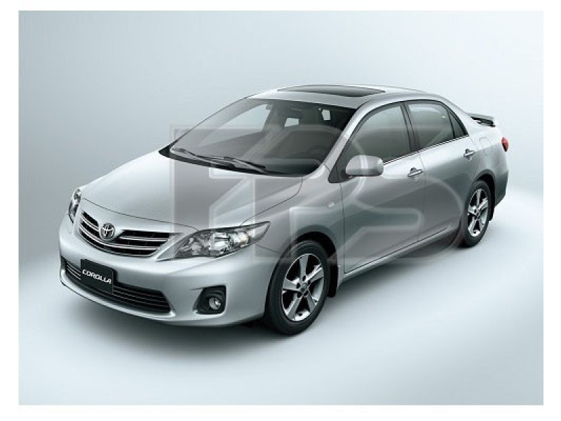 Скло дверне переднє праве Toyota Corolla E140 / E150 07-12 (PGW)