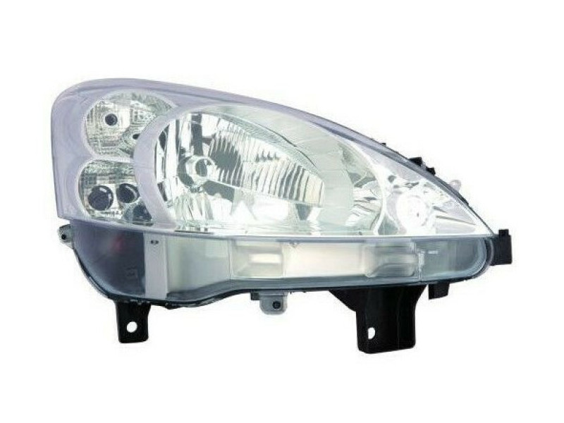 Фара Peugeot Partner 08-12 права ел.рег. DEPO 43775