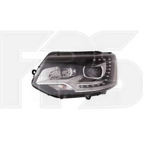 Фара передня ліва VW Transporter T5 2010-2015 DEPO ел. кор.H7 D3S LED