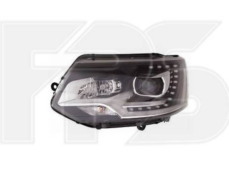 Фара передня ліва VW Transporter T5 2010-2015 (Depo) ел. кор.H7 D3S LED