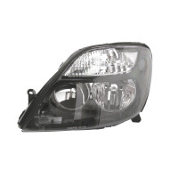 Фара Renault Scenic 99-03 права ел.рег. чорна рамка DEPO 7701047602