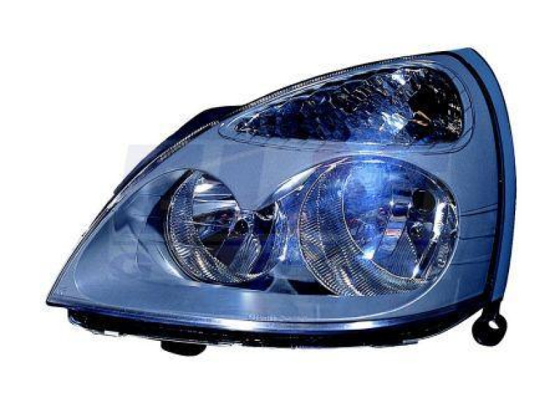 Фара Renault Clio 2 01-05 права сіра рамка DEPO 7701057658