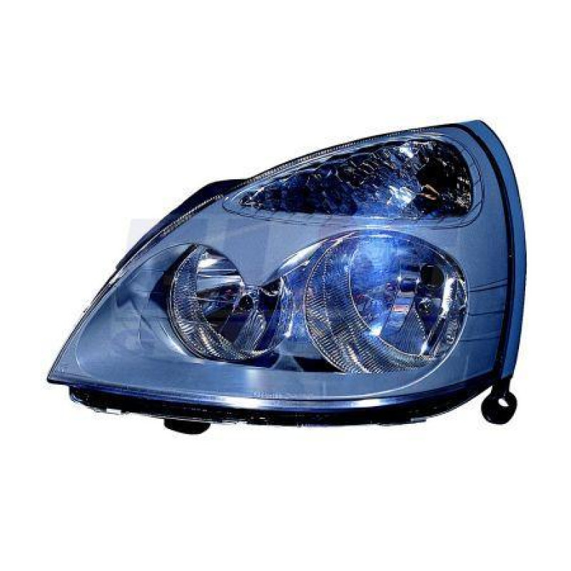 Фара Renault Clio 2 01-05 права сіра рамка DEPO 7701057658