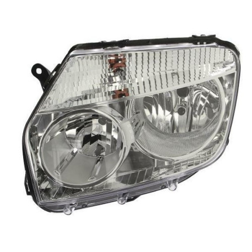 Фара Renault Duster 2010-2015 права ел.рег. хром рамка DEPO 260100067R