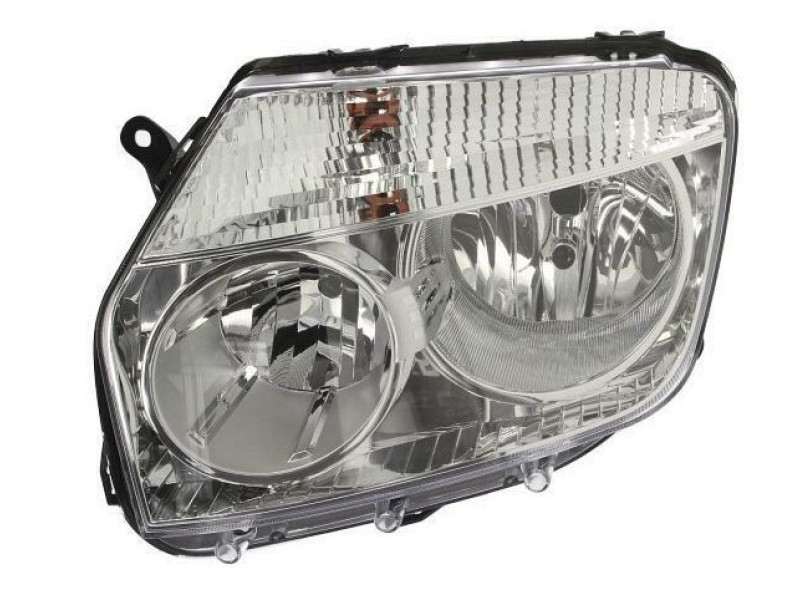 Фара Renault Duster 10-15 права ел.рег. хром рамка DEPO 260100067R