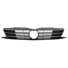 Решітка радіатора VW Jetta 6 15-18 чорна, з хром молдингами (Signeda) 5C6853651AJ