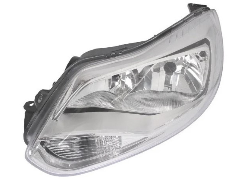 Фара Ford Focus 3 11-14 права хром рамка DEPO 1735190