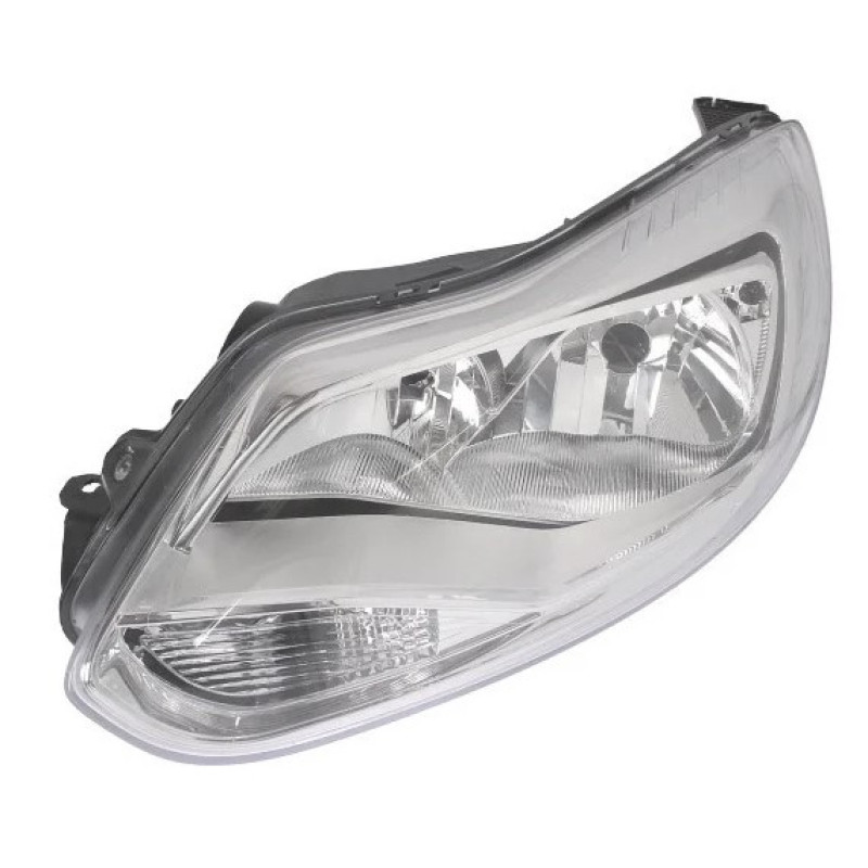 Фара Ford Focus 3 11-14 права хром рамка DEPO 1735190