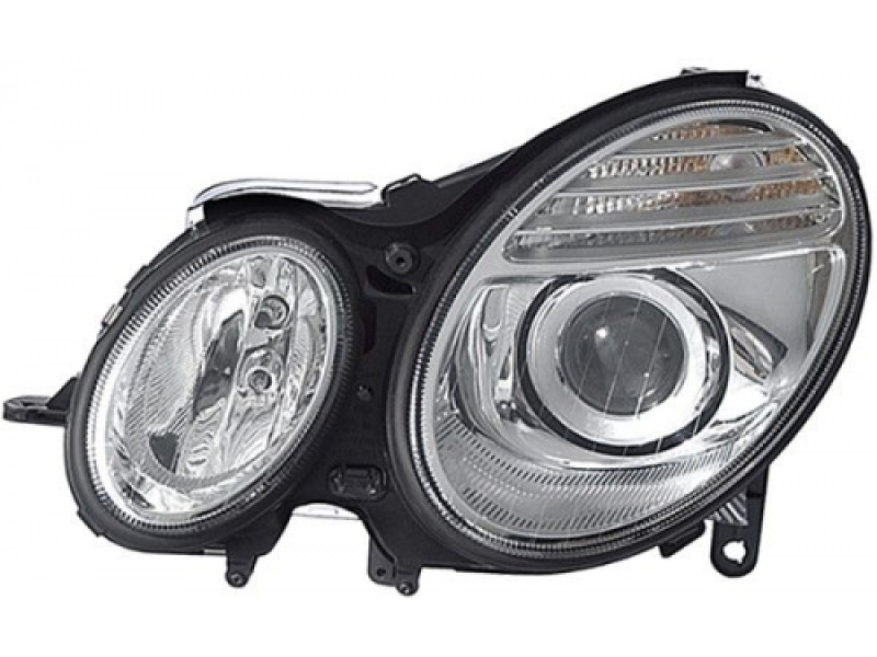 Фара Mercedes w211 06-09 права ел.рег. DEPO 2118203061