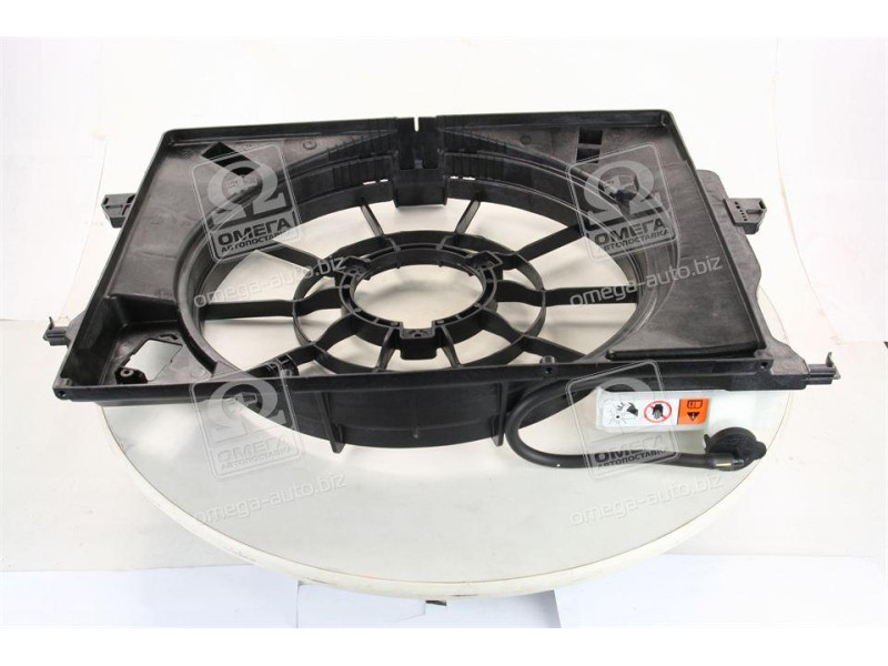 Дифузор вентилятора радіатора Hyundai Accent, Veloster 11-, i20 12-, Kia Rio 11- (Mobis) 253501W050