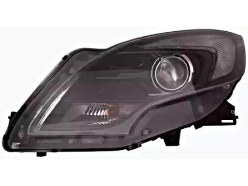 Фара Opel Zafira C 12 - права черн. рамка ел.рег. DEPO 1216715