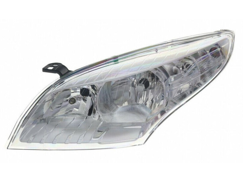 Фара Renault Megane 3 09-11 ліва ел.рег. хром рамка DEPO 260607449R