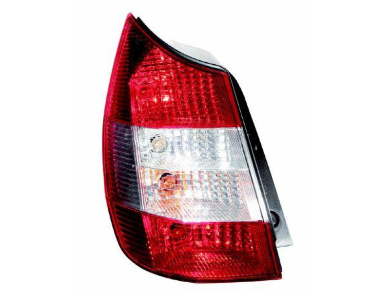Ліхтар задній Renault Scenic 05-06 лівий червоно-білий DEPO 8200493374