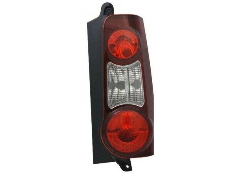 Ліхтар задній Citroen Berlingo 12 - правий червоно-чорний 2дв. DEPO 9677205480