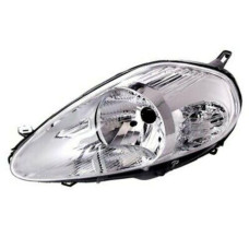 Фара Fiat Grande Punto 05-08 права ел.рег. хром рамка DEPO 51701594