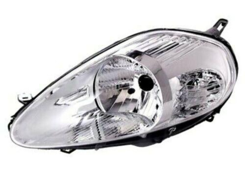 Фара Fiat Grande Punto 05-08 права ел.рег. хром рамка DEPO 51701594