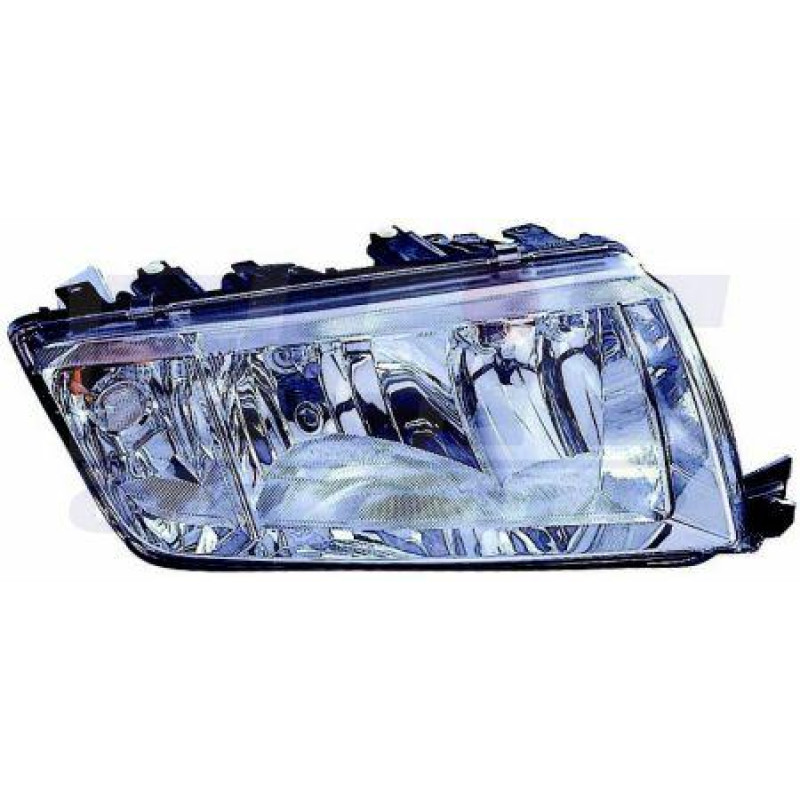 Фара Skoda Fabia 99-05 права хром. рамка DEPO 6Y1941016C1