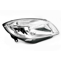 Фара Skoda Fabia 2 07-10 права ел.рег. без лінзи DEPO 5J1941018