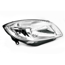 Фара Skoda Fabia 2 07-10 права ел.рег. без лінзи DEPO 5J1941018