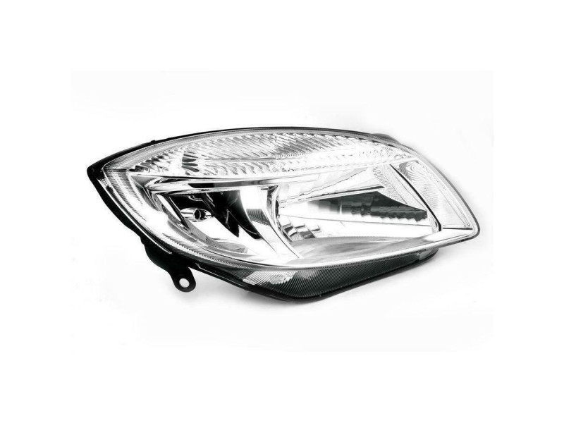 Фара Skoda Fabia 2 07-10 права ел.рег. без лінзи DEPO 5J1941018