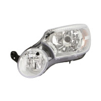 Фара Skoda Yeti 09-14 права з птф DEPO 5L1941018