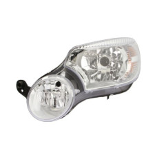 Фара Skoda Yeti 09-14 права з птф DEPO 5L1941018