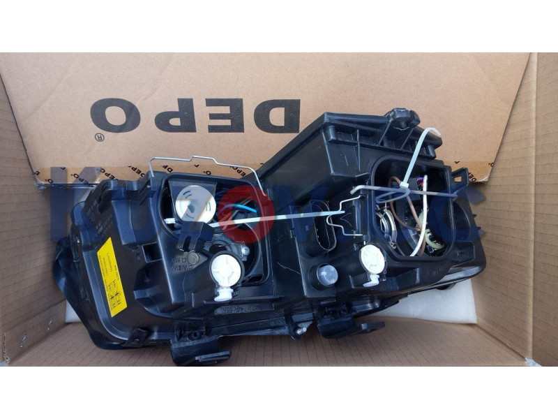 Фара передня ліва Audi А6 05-08 (Depo) H1/H7, галоген 4F0941003A