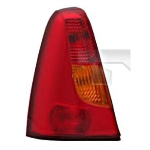 Ліхтар задній Dacia Logan седан 2004-2008 лівий червоно-жовтий TYC 6001546794