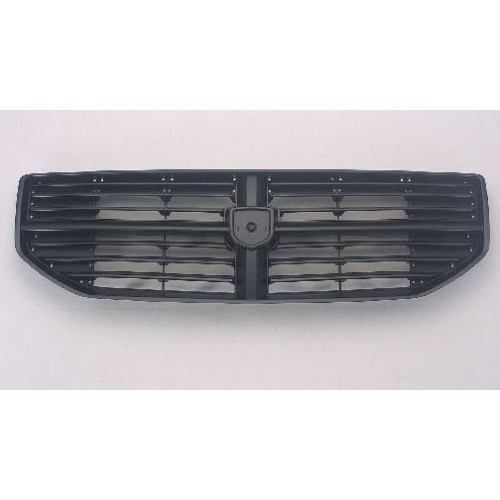 Решітка радіатора Dodge Caliber 2007-2011 (LKQ) чорна YE691Z0AB