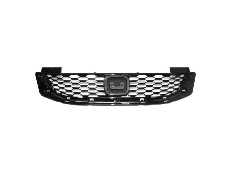 Решітка передня Honda Accord 9 13-15 (LKQ) черн під покрас, 2dv.