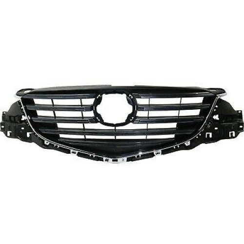 Решітка радіатора Mazda CX-5 2012-2016 (LKQ) хром. накладка KA0G50710B