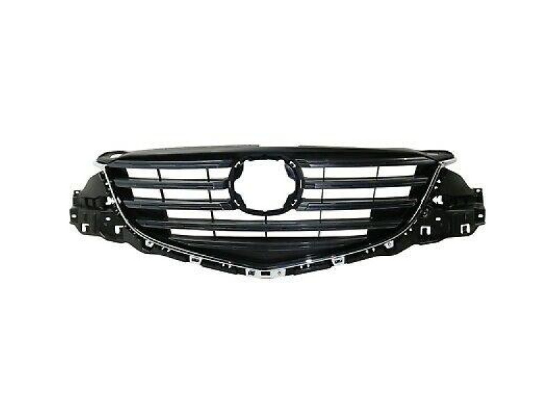 Решітка радіатора Mazda CX-5 12-16 (LKQ) хром. накладка KA0G50710B