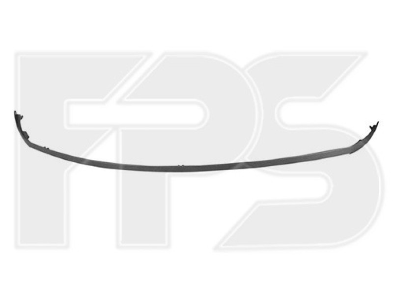 Спойлер переднього бампера Kia Soul 2011-2014 (FPS)