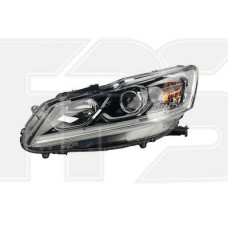 Фара передня права Honda Accord 9 седан 15-17 (біла вставка   LED) (Depo)