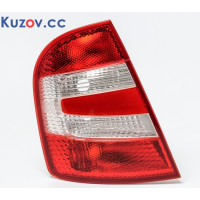 Ліхтар задній лівий Skoda Fabia хетчбек 05-07 (Visteon)