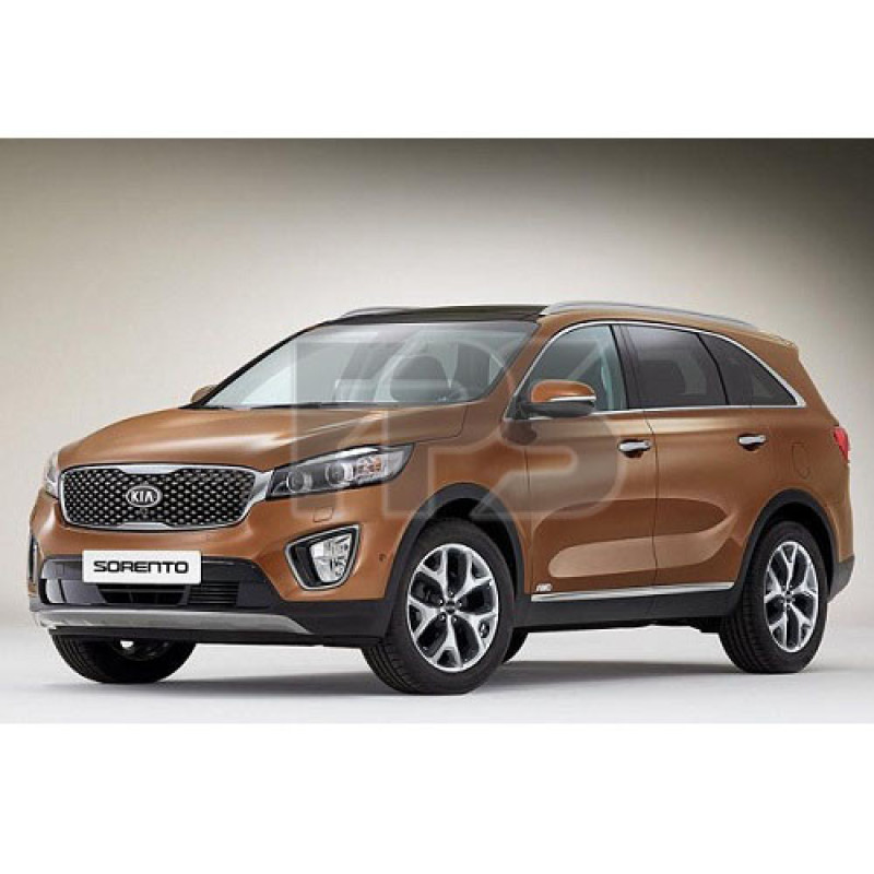 Скло дверне переднє ліве Kia Sorento 15-18, 18- (XYG)