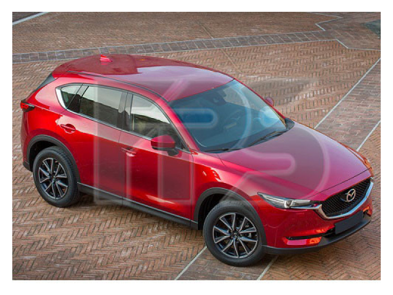 Скло дверне переднє праве Mazda CX-5 17- (XYG)