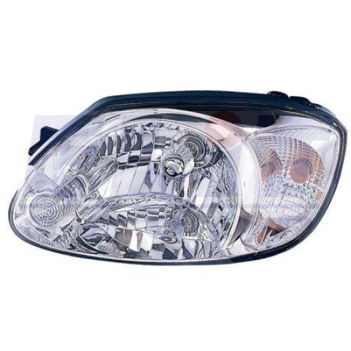 Фара передня Hyundai Accent 03-05 права білий поворот ел.рег. Depo 92120-25531