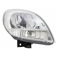 Фара Renault Kangoo 03-09 ліва білий поворот, ел.рег., хром рамка DEPO 2606000QAL