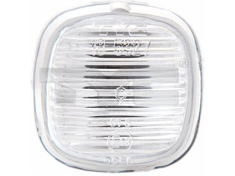 Повторювач повороту Skoda лівий/правий білий TYC 4B3941700