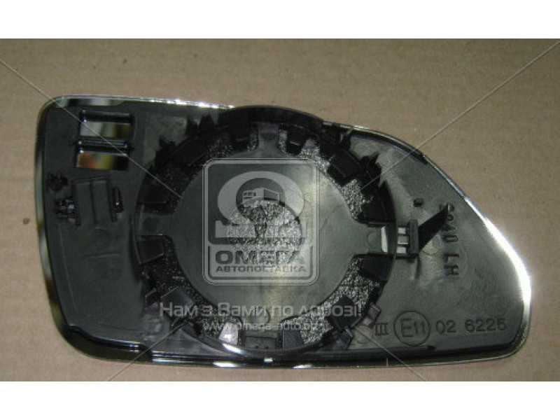 Вкладиш дзеркала лівий без обігріву Skoda Octavia A5 2005-2009 Tempest
