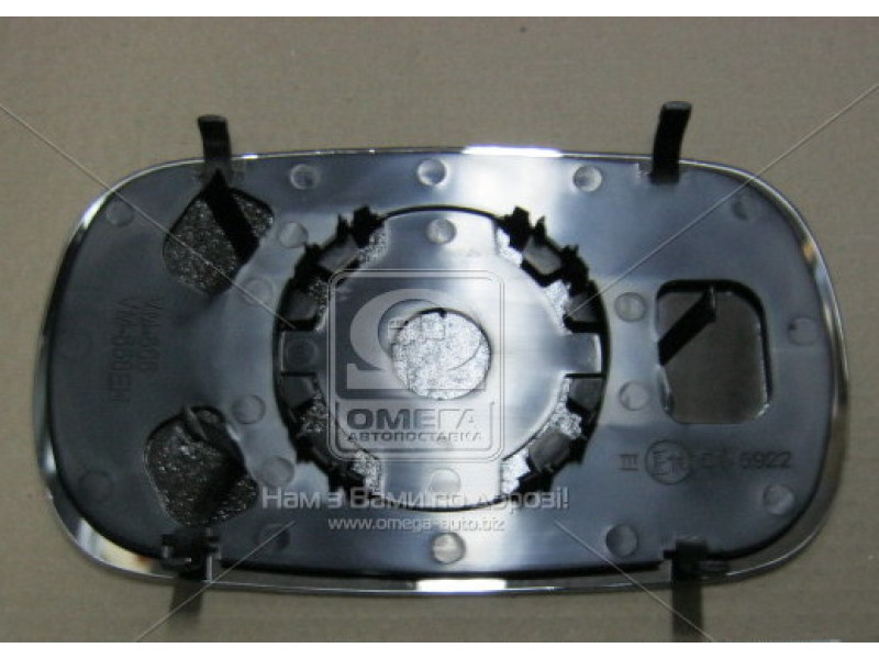 Вкладиш дзеркала лівий/правий Fiat Doblo 2001-2004 (Tempest)