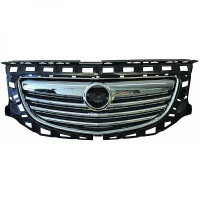Решітка радіатора Opel Insignia 08-13 (Тайвань) чорна / хром 1320377