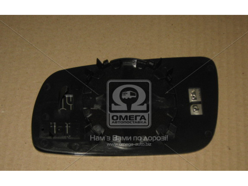 Вкладиш дзеркала правий з обігрівом Skoda Octavia 1997-2009 (Tempest)